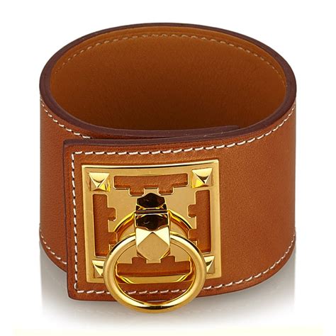 vintage hermes leather bracelet|authentic hermes bracelets online.